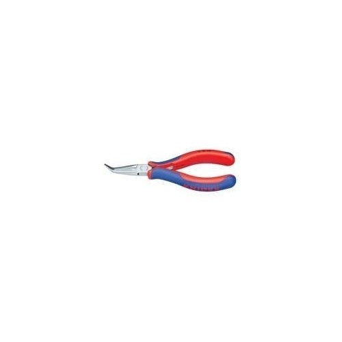 Knipex 35 82 145 Elektronik- u. Feinmechanik Flachrundzange 45° gebogen 145 mm afbeelding 1