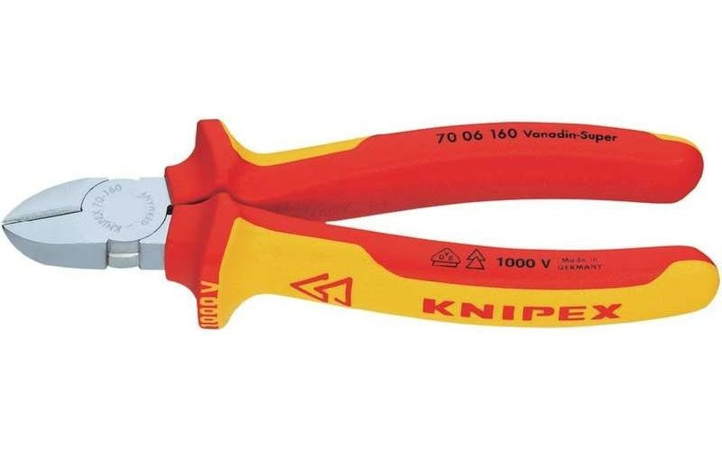 Knipex 70 06 140 VDE Seitenschneider mit Facette 140 mm afbeelding 1