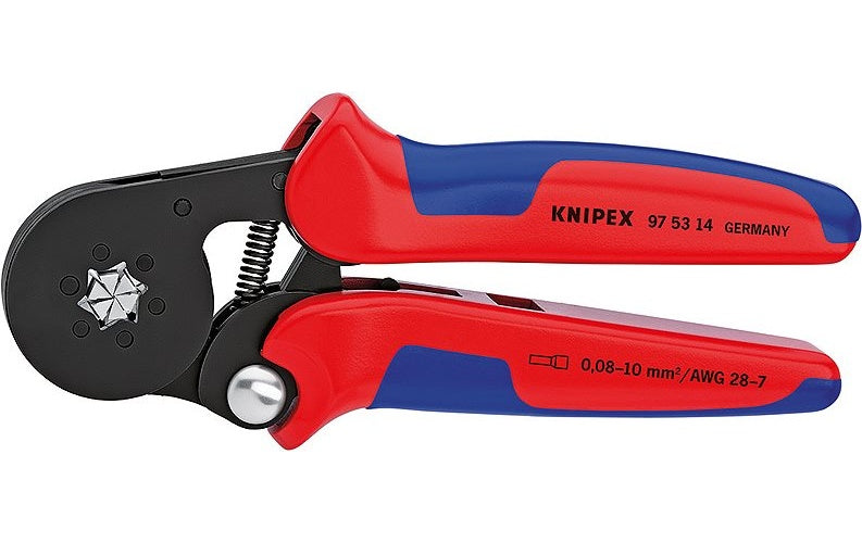 Knipex 97 53 14 Crimpzange Aderendhülsen 0.08 bis 10 mm² afbeelding 1