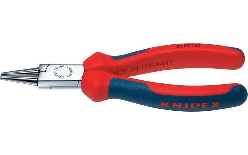 Knipex 22 05 140 Elektronik- u. Feinmechanik Rundzange Gerade 140 mm afbeelding 1