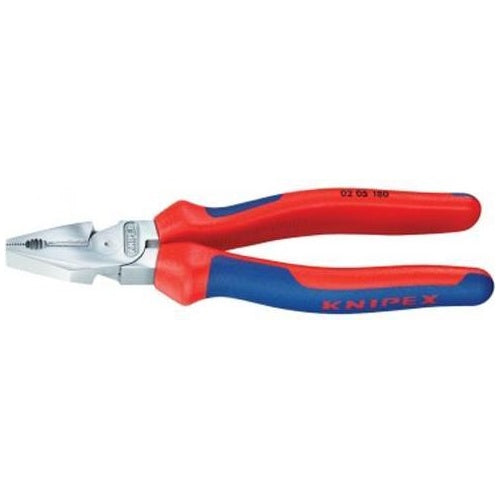 Knipex 02 05 180 Werkstatt Kraft-Kombizange 180 mm DIN ISO 5746 afbeelding 1