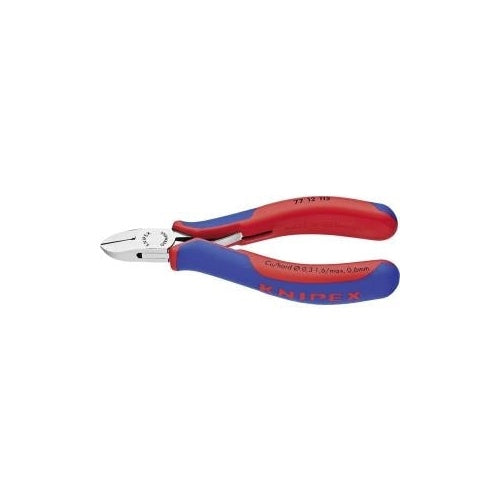 Knipex 77 12 115 Elektronik- u. Feinmechanik Seitenschneider mit Facette 115 mm afbeelding 1