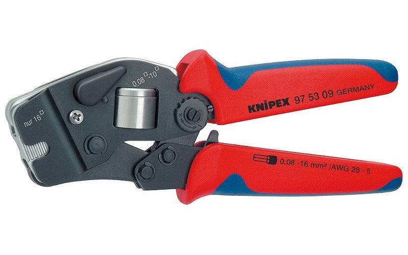 Knipex 97 53 09 Crimpzange Aderendhülsen 0.08 bis 16 mm² afbeelding 1