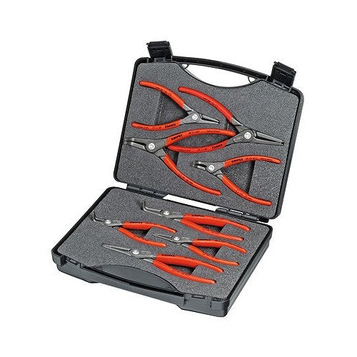 Knipex 00 21 25 Seegeringzangen-Set Passend für Außen- und Innenringe 12-25 mm, 19-60 mm 10-25 mm, 19-60 mm Spitzenform abgewinkelt 90°, gerade - 4003773050131 - image 1