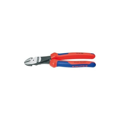 Knipex 74 22 200 Werkstatt Kraft-Seitenschneider mit Facette 200 mm afbeelding 1