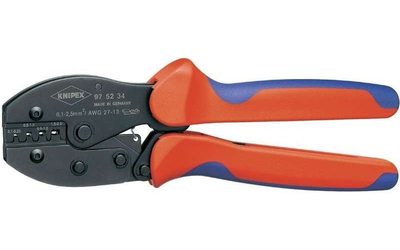 Knipex 97 52 34 Crimp-Hebelzange 0,1 - 2,5 mm² (AWG 27-13) (97 52 34) afbeelding 1