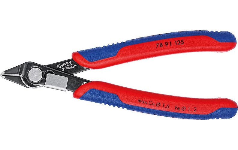 Knipex | Electronics Precision Diagonal Cutter 78 91 125 125 Mm Facette | For PCB And Fine Mechanics afbeelding 1