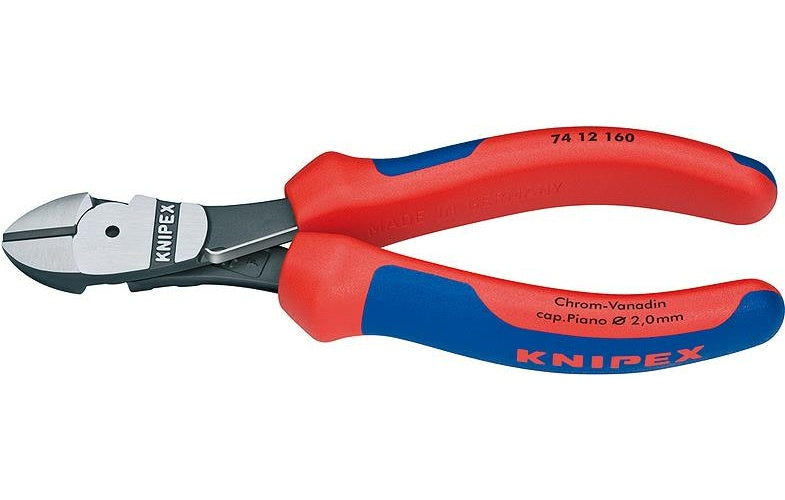 Knipex 74 12 160 Werkstatt Kraft-Seitenschneider mit Facette 160 mm - 4003773065111 - image 1