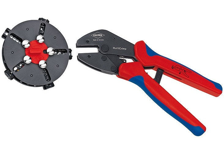 Knipex MULTICRIMP 97 33 02 Crimpzange Unisolierte, offene Steckverbinder, Isolierte Kabelschuhe, Isolierte Steckverbinder, Aderendhülsen, Unisolierte - 4003773066934 - image 1