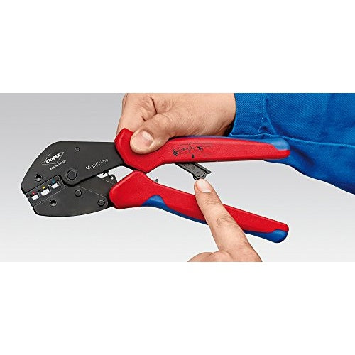 Knipex MULTICRIMP 97 33 02 Crimpzange Unisolierte, offene Steckverbinder, Isolierte Kabelschuhe, Isolierte Steckverbinder, Aderendhülsen, Unisolierte - 4003773066934 - image 4