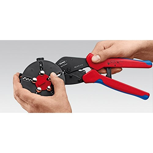 Knipex MULTICRIMP 97 33 02 Crimpzange Unisolierte, offene Steckverbinder, Isolierte Kabelschuhe, Isolierte Steckverbinder, Aderendhülsen, Unisolierte - 4003773066934 - image 5