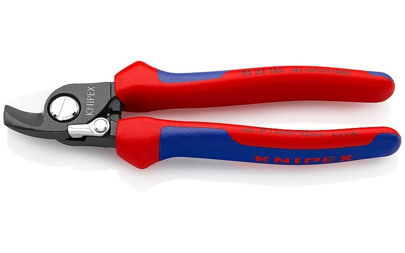 Knipex Kabelschere mit Öffnungsfeder 15mm 165mm (95 22 165) afbeelding 1