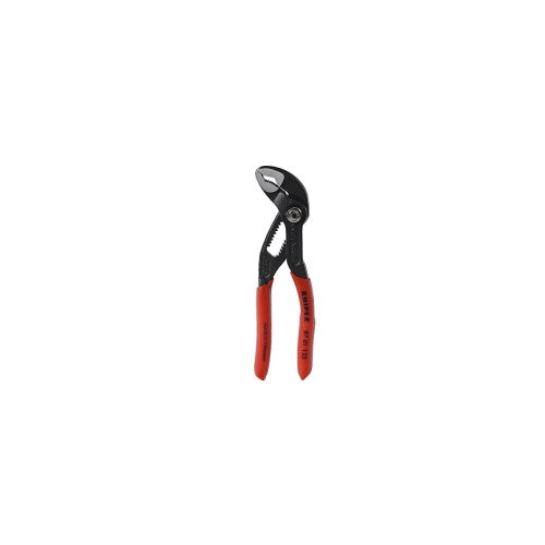 KNIPEX Cobra® Wasserpumpenzange 125 mm, 87 01 125 Hightech-Wasserpumpenzange, Zange grey atramentiert, Kopf poliert, Griffe mit rutschhemmendem Kunststoff überzogen, Einstellpositionen: 13, Kapazität für Rohre 1 Ø" , 27 Ø mm, Kapazität für afbeelding 1