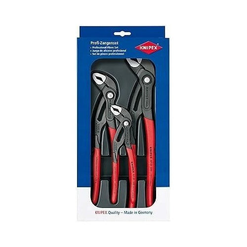 KNIPEX Cobra - Set Nut-und-Federzangen - 3 Stücke - in Ablagekasten (00 20 09 V02) - 4003773074793 - image 2