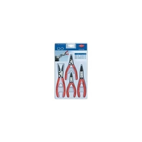 Knipex 00 20 03 V02 Seegeringzangen-Set Passend für Außen- und Innenringe 19-60 mm, 12-25 mm 10-25 mm, 19-60 mm Spitzenform gerade afbeelding 1