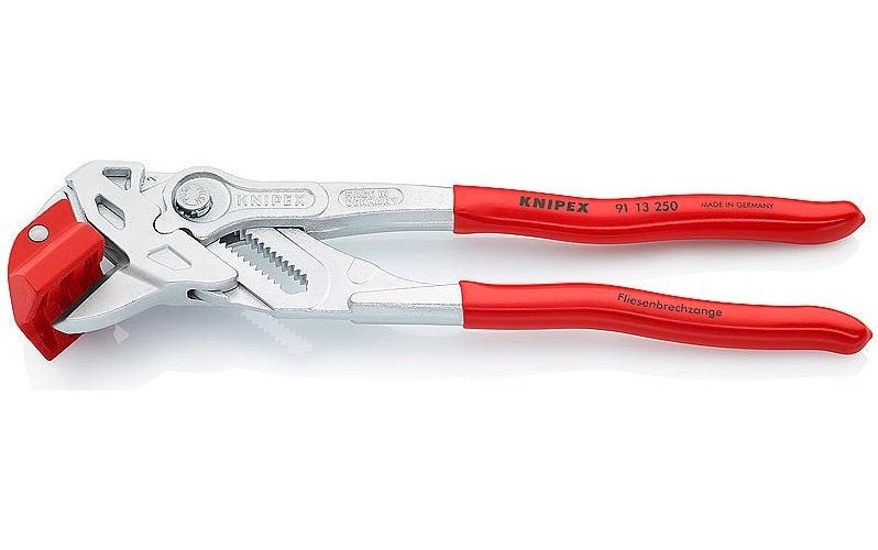 Knipex 91 13 250 - Fliesenbrechzange - Chrom-Vanadium-Stahl - Kunststoff - Rot (91 13 250) afbeelding 1