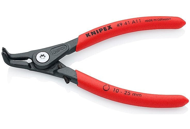 Knipex 49 41 A11 Seegeringzange Passend für Außenringe 10-25 mm Spitzenform abgewinkelt 90° afbeelding 1