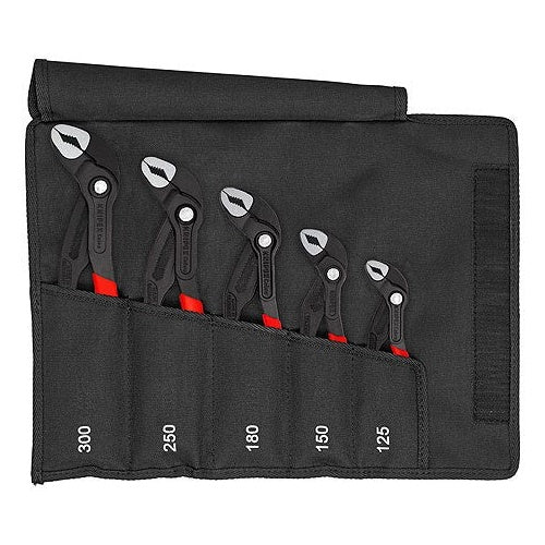 KNIPEX Cobra - Set Nut-und-Federzangen - 5 Stücke - in Falttasche (00 19 55 S5) - 4003773082613 - image 1