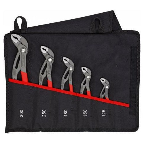 KNIPEX Cobra - Set Nut-und-Federzangen - 5 Stücke - in Falttasche (00 19 55 S5) - 4003773082613 - image 2