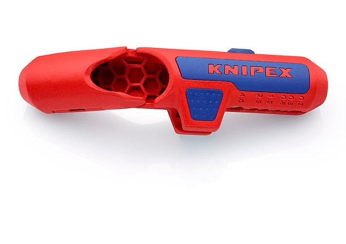 KNIPEX ErgoStrip - Abisolierwerkzeug - for left-handers (16 95 02 SB) afbeelding 1