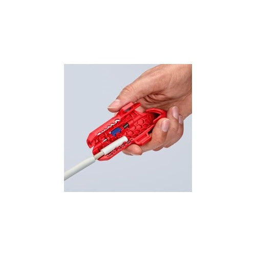 KNIPEX ErgoStrip - Abisolierwerkzeug - for left-handers (16 95 02 SB) afbeelding 2