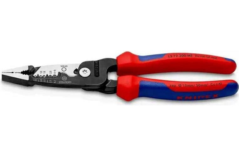 Knipex Multifunktions-Elektriker zange (13 72 200 ME) afbeelding 1