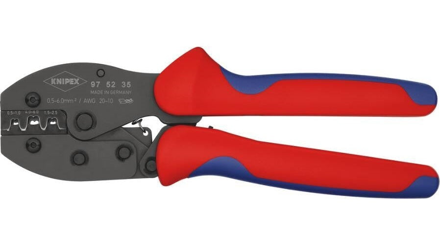 KNIPEX PreciForce Crimpzange 97 52 42 rot/blau für MC4 und EVO 2 (97 52 42) afbeelding 1