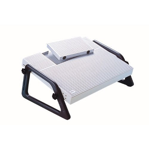 WEDO Fußstütze Relax, stufenlos höhenverstellbar, lichtgrau RAL 7035, aus bruchsicherem Polystyrol, Aussparung für den (275 1) afbeelding 4