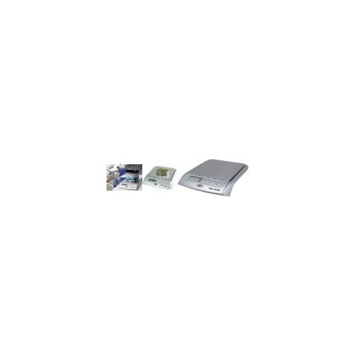 Wedo Electronic Scale OPTIMO Steel 5000 - LCD - 4x 1.5 V AAA - Silber - 245 x 186 x 40 mm (48 5154) afbeelding 1