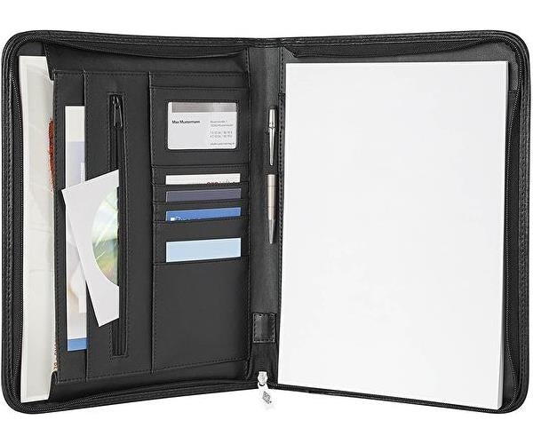 Wedo 58 54301 - Leder - Nylon - black - Visitenkarte - 3 Taschen - 250 mm - 35 mm (58 54301) afbeelding 1