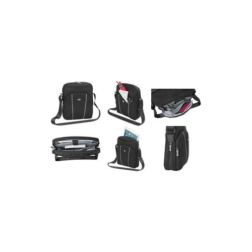 Wedo Business Messenger Bag für Tablets - Aufrechte Tasche - Schwarz - Klein - Polyester - 5 Taschen - 26,7 cm (10.5" ) (59 5601) afbeelding 1