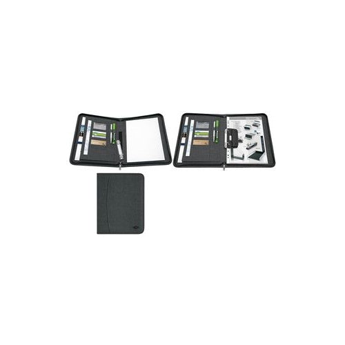 WEDO Ringbuchmappe COLLEGE, DIN A4, Polyester, graumeliert 2-Ring-Mechanik, Lieferung ohne Block, Blockeinschub von - 1 Stück (58 352412) afbeelding 1