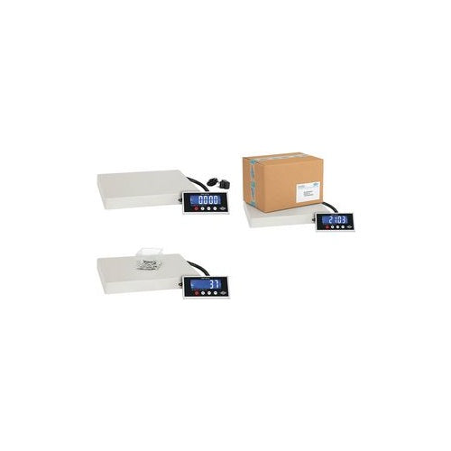 WEDO Elektronische Paketwaage Paket 100 Plus, 100 kg aus Aluguss, pulverbeschichtete Oberfläche, Tara-, Justier - 1 Stück (50 7610010) afbeelding 1