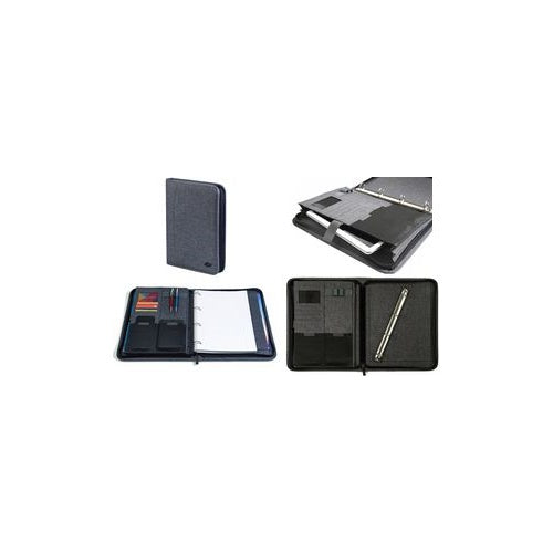 WEDO Ringbuchmappe COLLEGE, DIN A4, Polyester, graumeliert 4-Ring-Mechanik, Lieferung ohne Block, Blockeinschub von - 1 Stück (58 354412) afbeelding 1