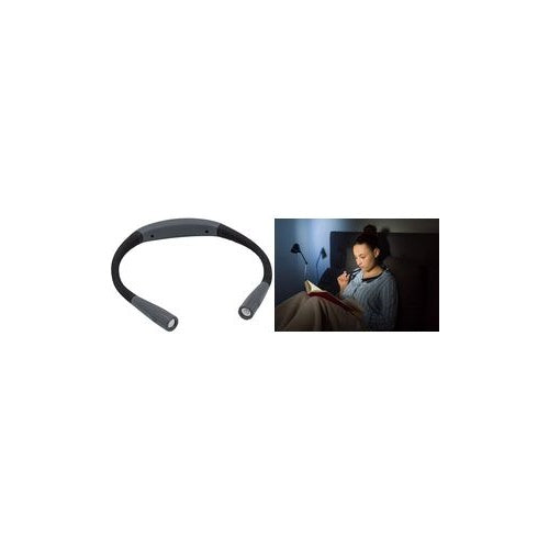 WEDO LED-Leselampe LOOPLIGHT, aufladbar, schwarz/grau Eingangsspannung: DC5V/1A, Batteriekapazität: 800 mAh, - 1 Stück (254 22101) afbeelding 1