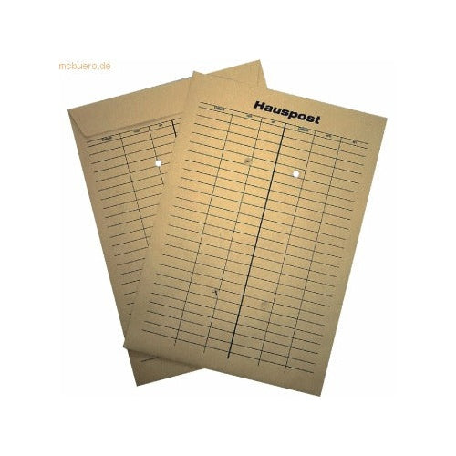 Hausposttaschen 022167 braun VE250 (392047) afbeelding 1