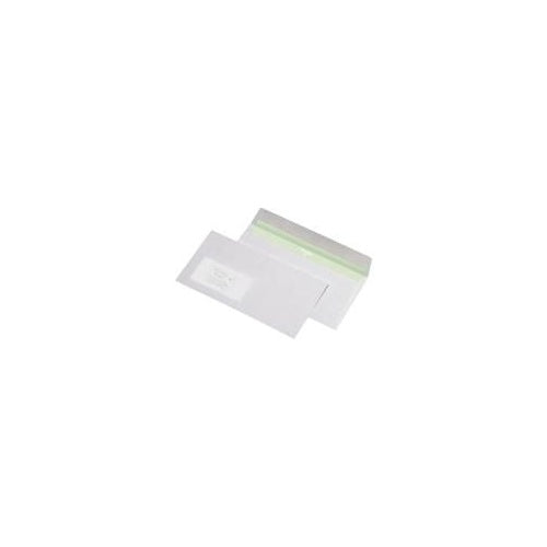 MAILmedia Briefumschlag Envirelope, DIN lang, weiß mit Fenster links, Haftklebung mit Abdeckstreifen, 75 g-qm (227440) afbeelding 1