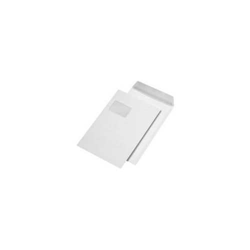 MAILmedia Versandtasche C4 haftklebend, mit Fenster, weiß - für den Markt: D - L - A (388340) afbeelding 1