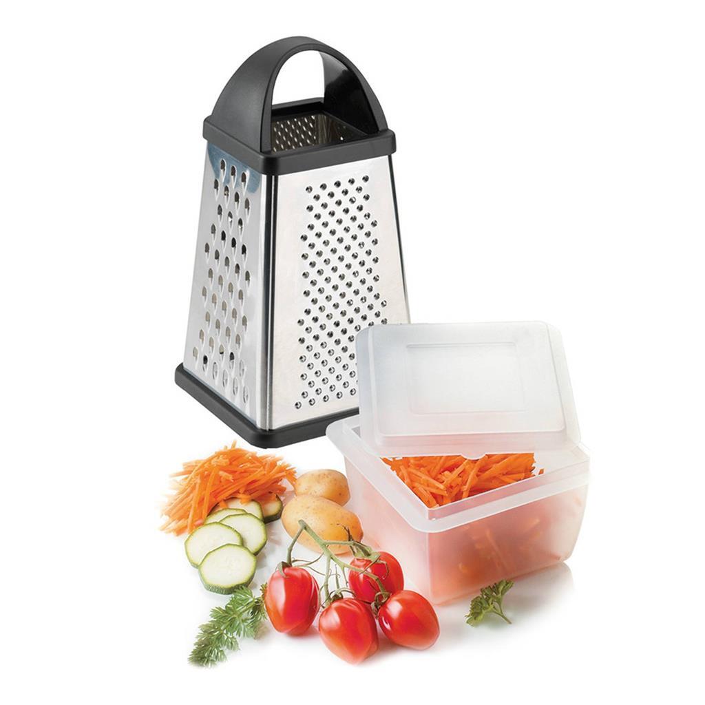 Westmark Grater 4-Sided 13x13.6x25 cm Stainless Steel/Black