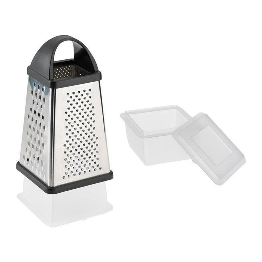 Westmark Grater 4-Sided 13x13.6x25 cm Stainless Steel/Black