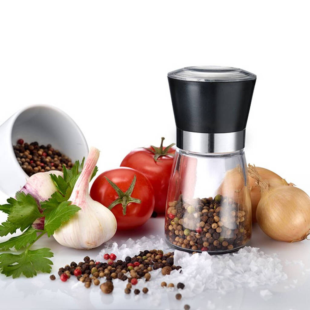 Westmark Glass Spice Mill Black/Transparent