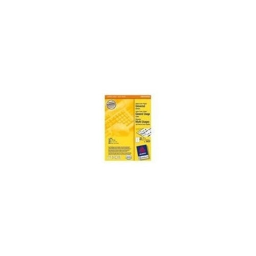 Avery - Mehrzwecketiketten - weiß - 105 x 74 mm - 800 Etikett(en) (100 Bogen x 8) - (3427) afbeelding 1