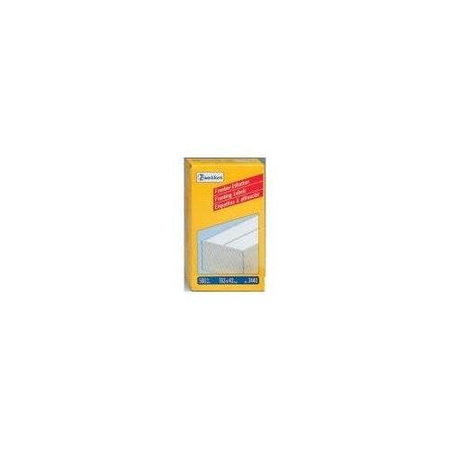 Avery Zweckform - Frankier-Klebeetiketten, permanent - weiß - 163 x 43 mm 500 Etikett(en) (250 Bogen x 2) (3440) afbeelding 1