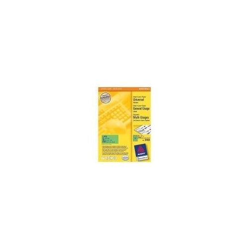 Avery - Aktenetiketten (File Folder Labels) - grün - 70 x 37 mm - 2400 Etikett(en) (100 Bogen x 24) (3450) afbeelding 1