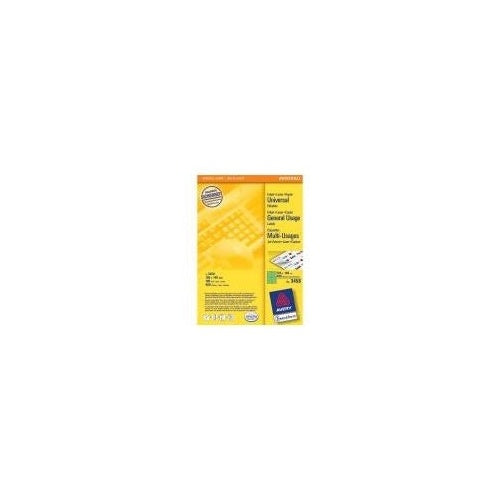 Avery - Aktenetiketten (File Folder Labels) - grün - 105 x 148 mm - 400 Etikett(en) (100 Bogen x 4) (3458) afbeelding 1