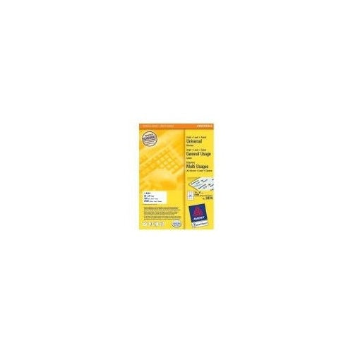Avery - Mehrzwecketiketten - weiß - 70 x 37 mm 2400 Etikett(en) (100 Bogen x 24) (3474) afbeelding 1