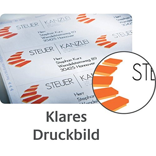 Avery - Etiketten - weiß - A4 (210 x 297 mm) 100 Stck. (100 Bogen x 1) (3478) afbeelding 3
