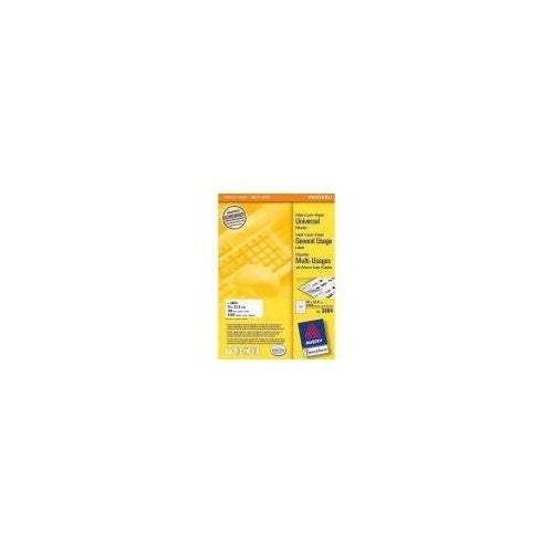 Avery - Etiketten - weiß - A4 (210 x 297 mm) - 100 Stck. (3664) afbeelding 1