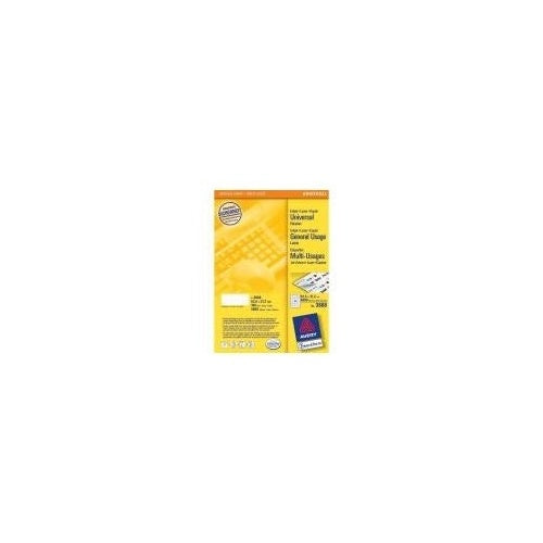 Avery - Etiketten - weiß - A4 (210 x 297 mm) - 100 Stck. 56) (3668) afbeelding 1