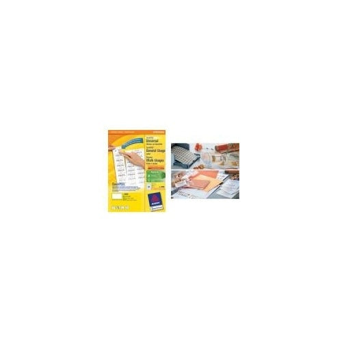 Avery Zweckform QuickPEEL - Mehrzwecketiketten - weiß - 97 x 55 mm - 1000 Etikett(en) (100 Bogen x 10) (3679) afbeelding 1